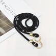 Lemontti Snur telefon cu cristale, 120cm, Negru