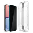Spigen Folie Sticla Glass tR EZ Fit Privacy iPhone 15 Plus set 2 buc, kit de montare