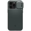 Spigen Husa Optik Armor MagSafe iPhone 15 Pro Abyss Green