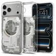 Spigen Husa Ultra Hybrid MagSafe iPhone 17 Pro Zero one Natural Titanium