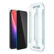 Spigen Pachet 2 buc Folie Sticla Privacy cu aplicator inclus Glass tR EZ Fit iPhone 17 / iPhone 17 Pro / 16 Pro Black