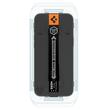 Spigen Pachet 2 buc Folie Sticla Privacy cu aplicator inclus Glass tR EZ Fit iPhone 17 / iPhone 17 Pro / 16 Pro Black
