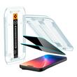 Spigen Pachet 2 buc Folie Sticla Privacy cu aplicator inclus Glass tR EZ Fit iPhone 17 / iPhone 17 Pro / 16 Pro Black