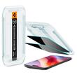 Spigen Pachet 2 buc Folie Sticla Privacy iPhone Air cu aplicator inclus Glass tR EZ Fit  Black