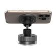 Devia Suport Magnetic Stand Ultra1, rotatie 360 grade, prindere ventuza, Negru