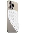 Lemontti Suport Silicon Duo cu ventuze pentru telefon Alb