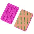 Lemontti Suport Silicon cu ventuze pentru telefon Magenta