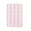 Lemontti Suport Silicon cu ventuze pentru telefon Roz