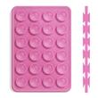 Lemontti Suport Silicon Duo cu ventuze pentru telefon Fuchsia
