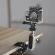 Techsuit Suport Multifunctional pentru camera GoPro prindere ghidon bicicleta, Negru