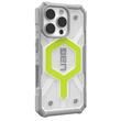 UAG Husa Pathfinder Clear MagSafe iPhone 16 Pro Active Neon