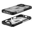 UAG Husa Pathfinder Clear MagSafe iPhone 17 Ice Silver