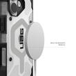 UAG Husa Pathfinder Clear MagSafe iPhone 17 Ice Silver