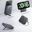 Ugreen Acumulator extern Magnetic Wireless, 10.000mAh, 20W, cu stand, Grey