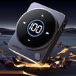 Ugreen Adaptor Bluetooth Auxiliar Type-C la Jack 3.5mm, 300mAh, LED Digital Display, Dual Pairing, Grey
