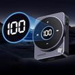 Ugreen Adaptor Bluetooth Auxiliar Type-C la Jack 3.5mm, 300mAh, LED Digital Display, Dual Pairing, Grey