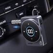 Ugreen Adaptor Bluetooth Auxiliar Type-C la Jack 3.5mm, 300mAh, LED Digital Display, Dual Pairing, Grey