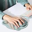 Ugreen Mouse Pad Design ergonomic, cu suport pentru incheietura, Spuma cu Memorie, Verde