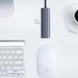 Ugreen Multihub Type-C la 4xUSB-A 3.0, Micro-USB Power Port, 5Gbps, Gri