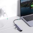 Ugreen Multihub Type-C la 2x USB3.0, HDMI 4K@60Hz, RJ45 Gigabit, Type-C PD100W, 5Gbps, Gri