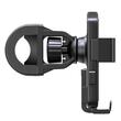 Yesido Suport Telefon pentru Bicicleta prindere automata pe ghidon, curele frontale, pentru telefoane cu diagonala de 4 - 6.5 inch, Negru