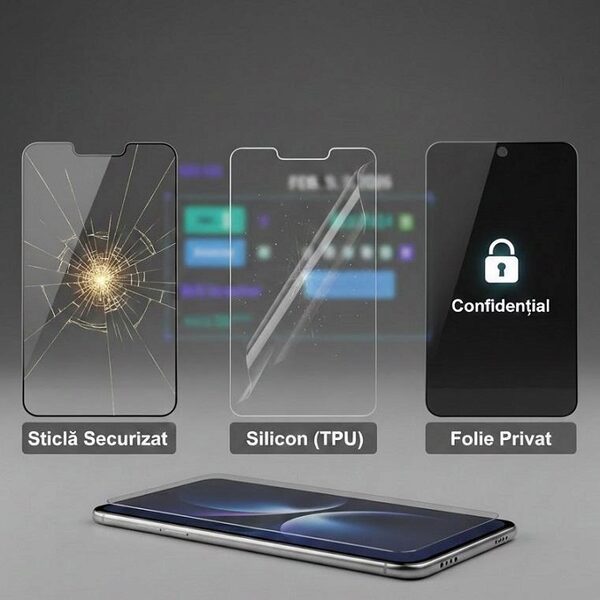 Cum alegi cea mai buna folie de protectie: Sticla securizata vs. Silicon vs. Privat?