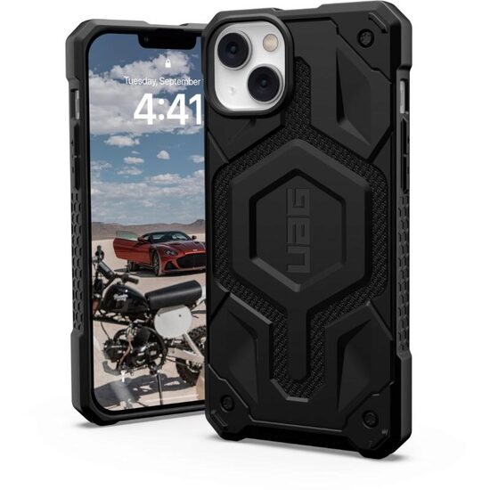 Husa iPhone 14 Plus UAG Monarch Pro Magsafe Kevlar Black