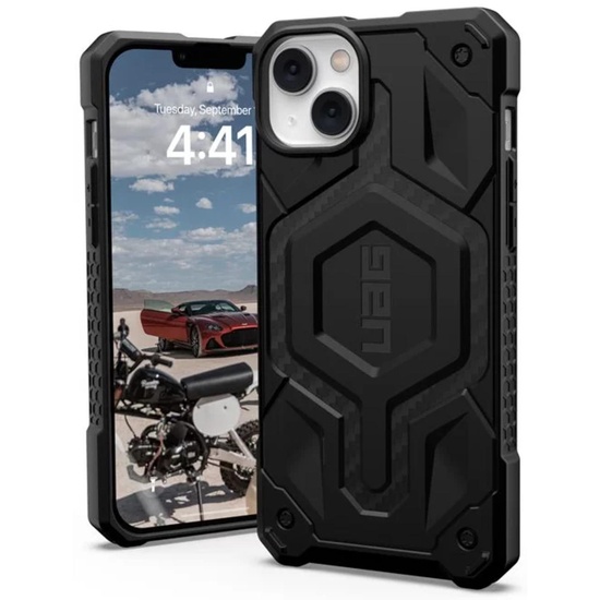 Husa iPhone 14 Plus UAG Monarch Pro Magsafe Carbon Fiber