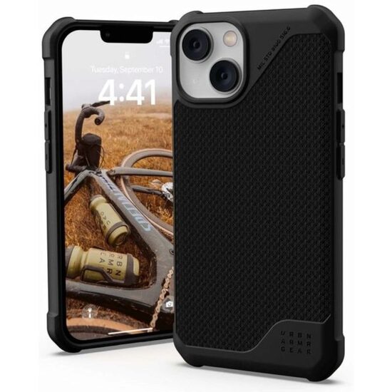 Husa iPhone 14 Plus UAG Metropolis LT Magsafe Kevlar Black