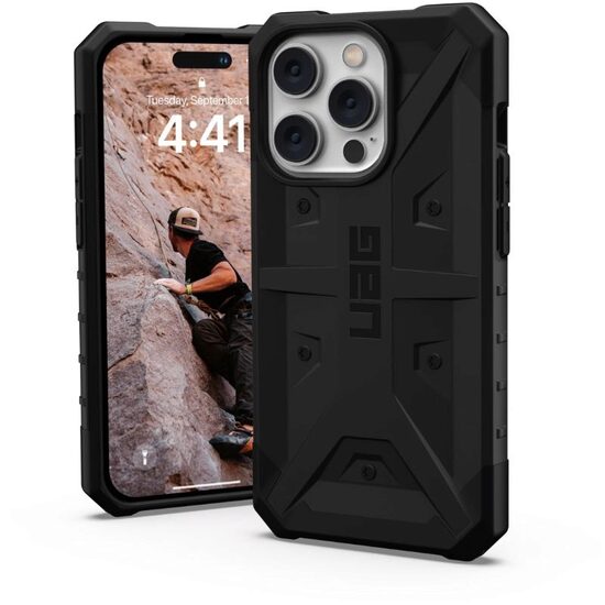 Husa iPhone 14 Pro Max UAG Pathfinder Series Black, military drop tested