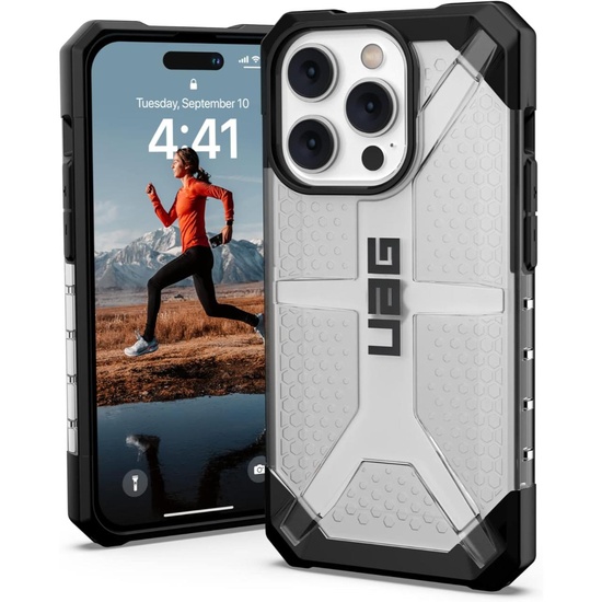 Husa iPhone 14 Pro UAG Plasma Series Ice, military drop tested