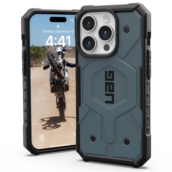 UAG Husa Pathfinder Magsafe iPhone 15 Pro Cloud Blue