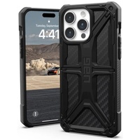 UAG Husa Monarch Series iPhone 15 Pro Max Carbon Black