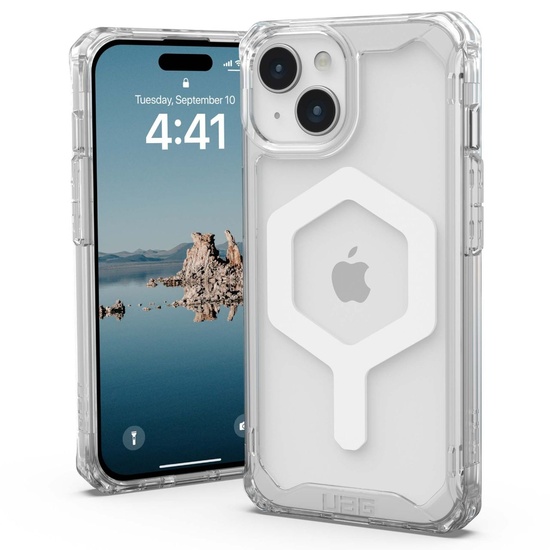 UAG Husa Plyo MagSafe Series iPhone 15 Plus Ice White