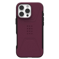 UAG Husa Civilian Magsafe iPhone 16 Pro Max Bordeaux