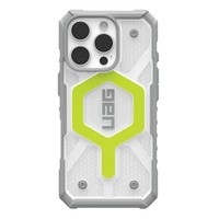 UAG Husa Pathfinder Clear MagSafe iPhone 16 Pro Active Neon