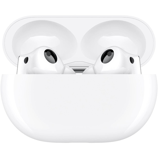Huawei Casti FreeBuds Pro 2, True Wireless Bluetooth, In-Ear, Microfon, Noise Cancelling, Carcasa incarcare wireless, Ceramic White
