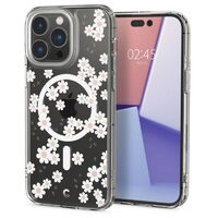 Husa iPhone 14 Pro Spigen Cyrill Cecile Magsafe White Daisy