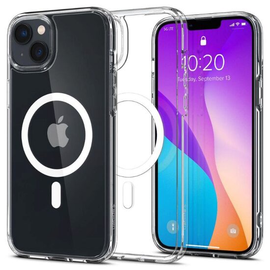 Husa iPhone 14 Spigen Ultra Hybrid MagSafe White