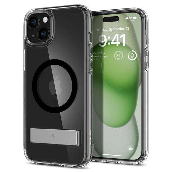Spigen Husa Ultra Hybrid S MagSafe iPhone 15 Plus Black