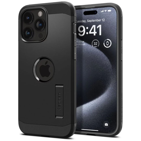 Spigen Husa Tough Armor MagSafe iPhone 15 Pro Black