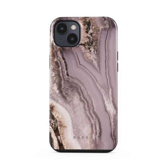 Husa iPhone 14 Plus Burga Dual Layer Golden Taupe