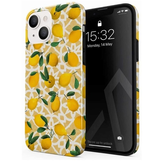 Husa iPhone 13 Burga Dual Layer Lemon Juice