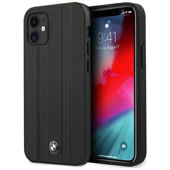 Husa iPhone 12 Mini BMW Signature Seat Negru