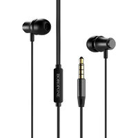 Borofone Casti In-Ear BM29 Gratified cu microfon, Jack 3.5mm, Negru