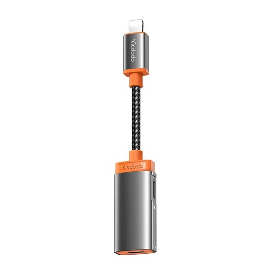 Adaptor Lightning la Dual Port Lightning Mcdodo Oryx Series Black