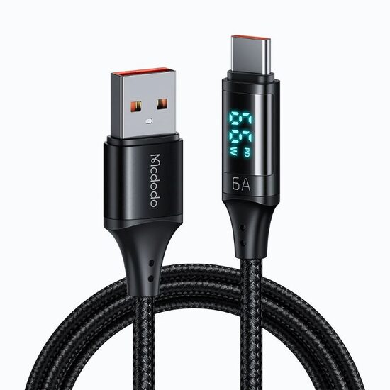 Cablu Type-C Mcdodo Digital HD 1.2m, 6A Black