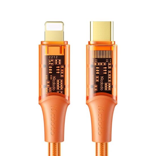 Cablu Mcdodo Amber Series Fast Charging Type-C la Lightning ,36W, 1,2m Orange