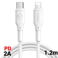 Cablu Lightning la Type-C Mcdodo White Series White