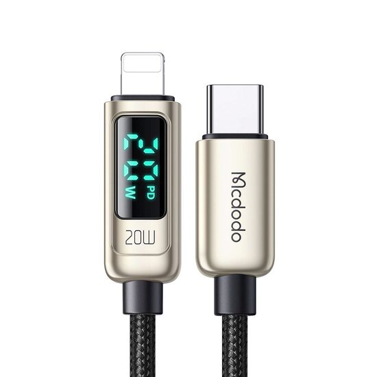 Cablu Type-C la Lightning Mcdodo Digital Pro 20W, 1.2m, Silver
